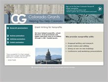 Tablet Screenshot of coloradogrants.org